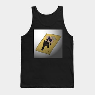 Leon Kennedy Dying In a Glue Trap Tank Top